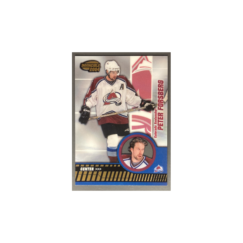 PETER FORSBERG 2004 PACIFIC INVINCIBLE - 21