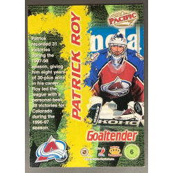 PATRICK ROY 1998 PACIFIC DYNAGON ICE - 6