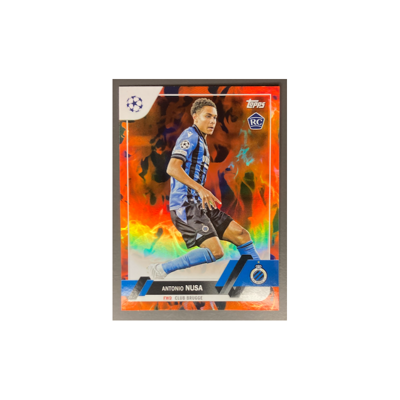 ANTONIO NUSA 2022-23 TOPPS UEFA COMPETITIONS INFERNO ROOKIE