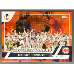 EINTRACHT FRANKFURT TITLE WINNERS 2022-23 TOPPS UEFA COMPETITIONS INFERNO
