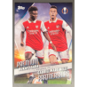 BUKAYO SAKA / GABRIEL MARTINELLI 2022-23 TOPPS UEFA COMPETITIONS PREMIUM PARTNERSHIPS