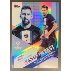 LIONEL MESSI 2022-23 TOPPS UEFA COMPETITIONS BEST OF THE BEST