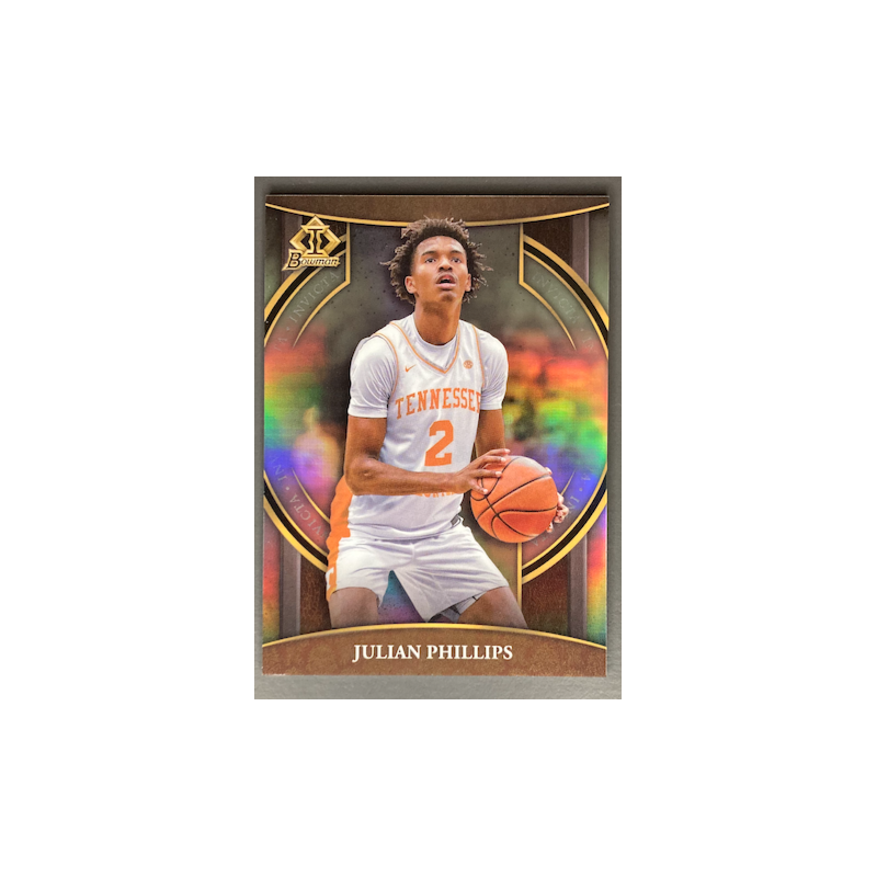 JULIAN PHILLIPS 2022-23 BOWMAN CHROME UNIVERSITY INVICTA