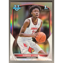 KAMARI LANDS 2022-23 BOWMAN CHROME UNIVERSITY 1ST REFRACTOR