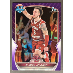 JAEDEN ZACKERY 2022-23 BOWMAN CHROME UNIVERSITY PURPLE REFRACTOR /399