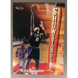 MITCH RICHMOND 1997-98 TOPPS FINEST SHOWSTOPPERS WITH COATING