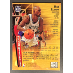 MITCH RICHMOND 1997-98 TOPPS FINEST SHOWSTOPPERS WITH COATING