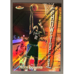 MITCH RICHMOND 1997-98 TOPPS FINEST SHOWSTOPPERS REFRACTOR WITH COATING