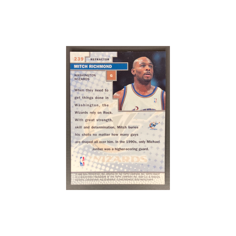 MITCH RICHMOND 1999-00 TOPPS FINEST CATALYSTS REFRACTOR