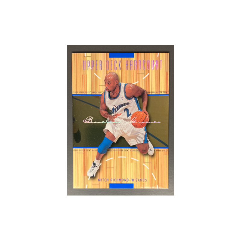 MITCH RICHMOND 1999-00 UPPER DECK HARDCOURT BASELINE GROOVES RAINBOW 033/500