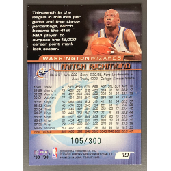 MITCH RICHMOND 1999-00 FLEER FOCUS MASTERPIECE MANIA 105/300