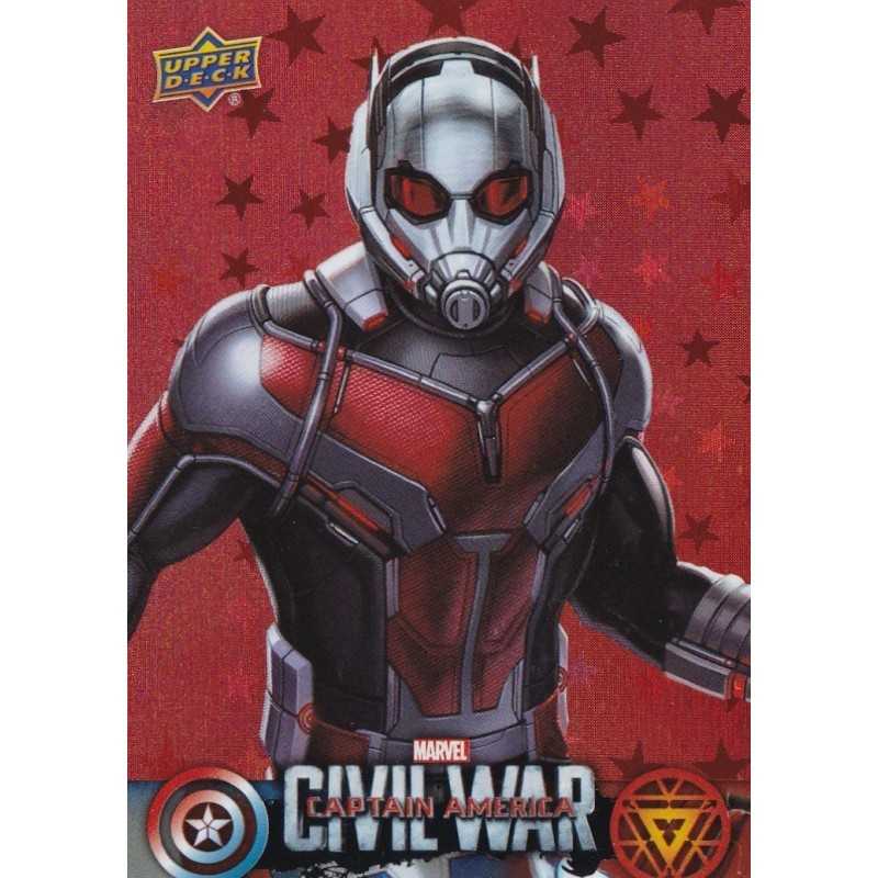 ANT-MAN 2016 UPPER DECK MARVEL CAPTAIN AMERICA CIVIL WAR RED FOIL