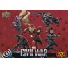 AVENGERS 2016 UPPER DECK MARVEL CAPTAIN AMERICA CIVIL WAR RED FOIL