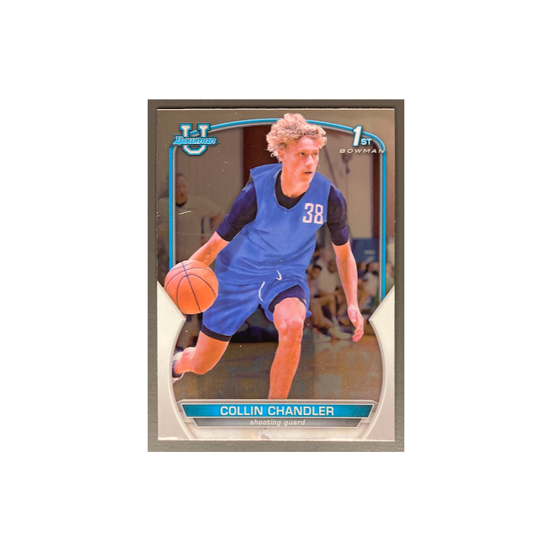 COLLIN CHANDLER 2022-23 BOWMAN CHROME UNIVERSITY 1ST ROOKIE