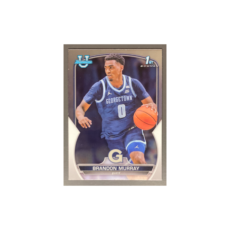 BRANDON MURRAY 2022-23 BOWMAN CHROME UNIVERSITY 1ST ROOKIE