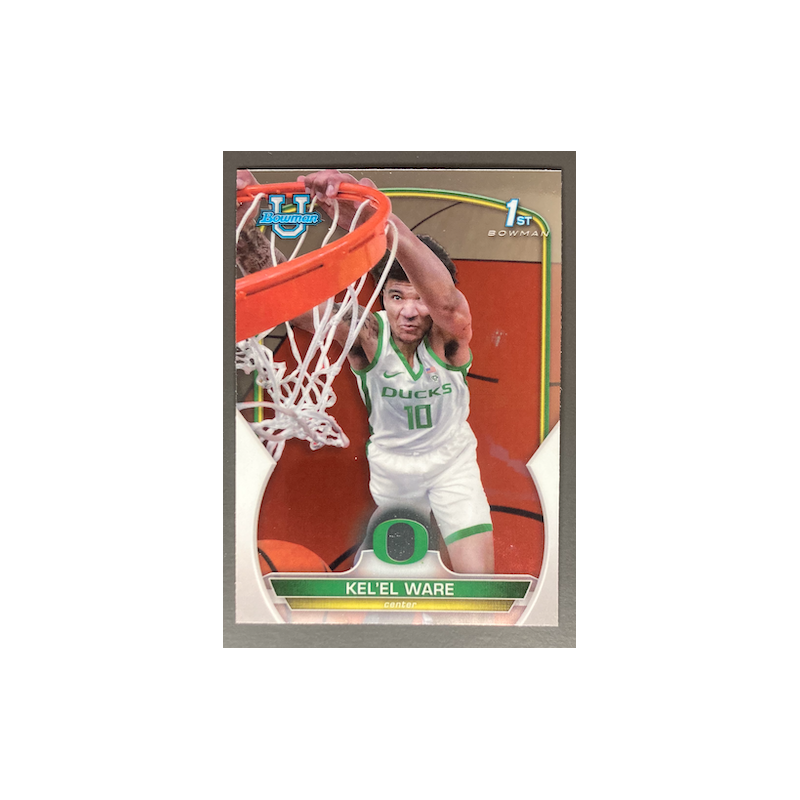 KEL'EL WARE 2022-23 BOWMAN CHROME UNIVERSITY 1ST ROOKIE