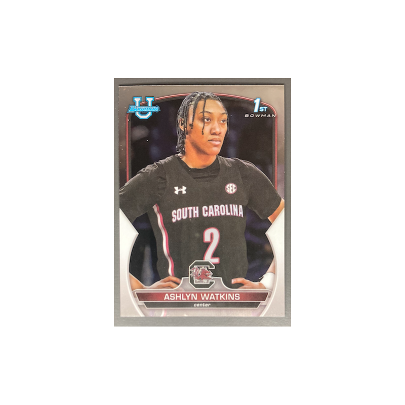 ASHLYN WATKINS 2022-23 BOWMAN CHROME UNIVERSITY 1ST ROOKIE