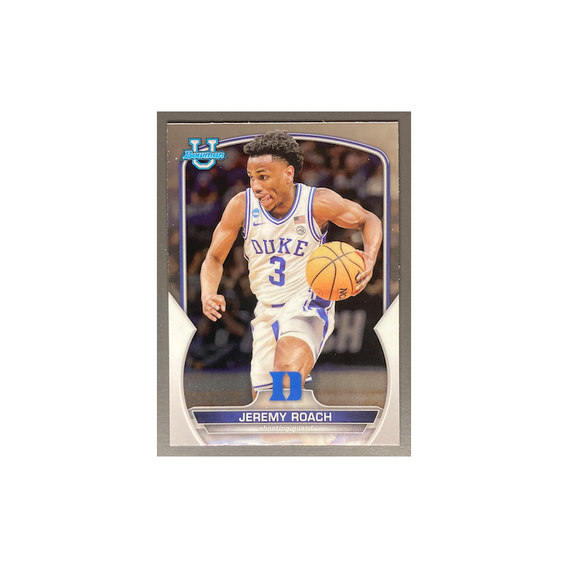JEREMY ROACH 2022-23 BOWMAN CHROME UNIVERSITY 1ST ROOKIE