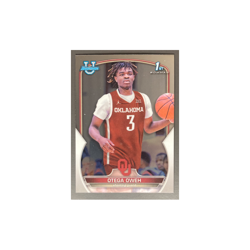 OTEGA OWEH 2022-23 BOWMAN CHROME UNIVERSITY 1ST ROOKIE