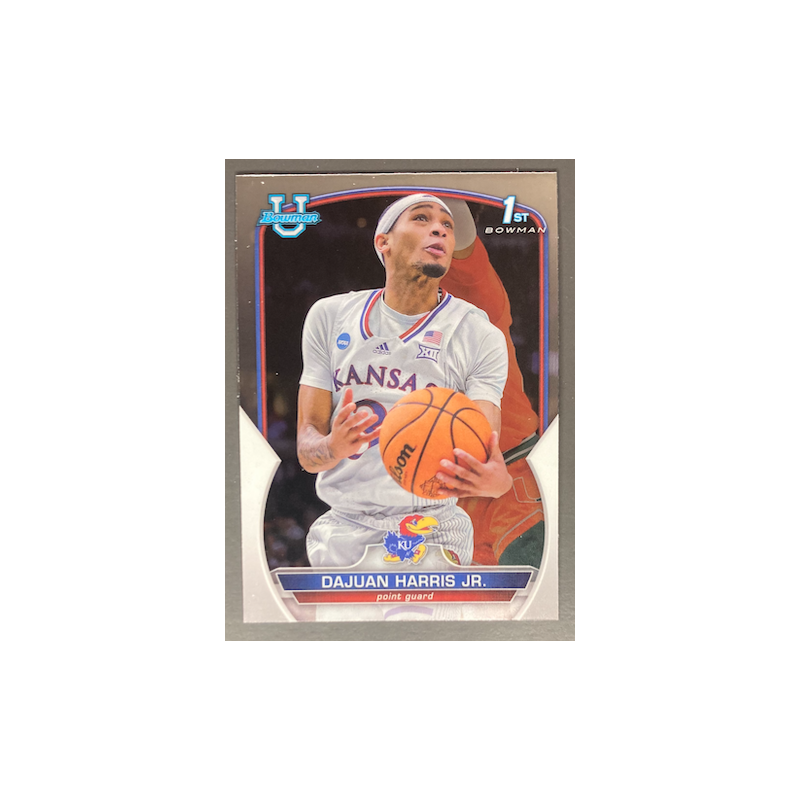 DAJUAN HARRIS JR 2022-23 BOWMAN CHROME UNIVERSITY 1ST ROOKIE