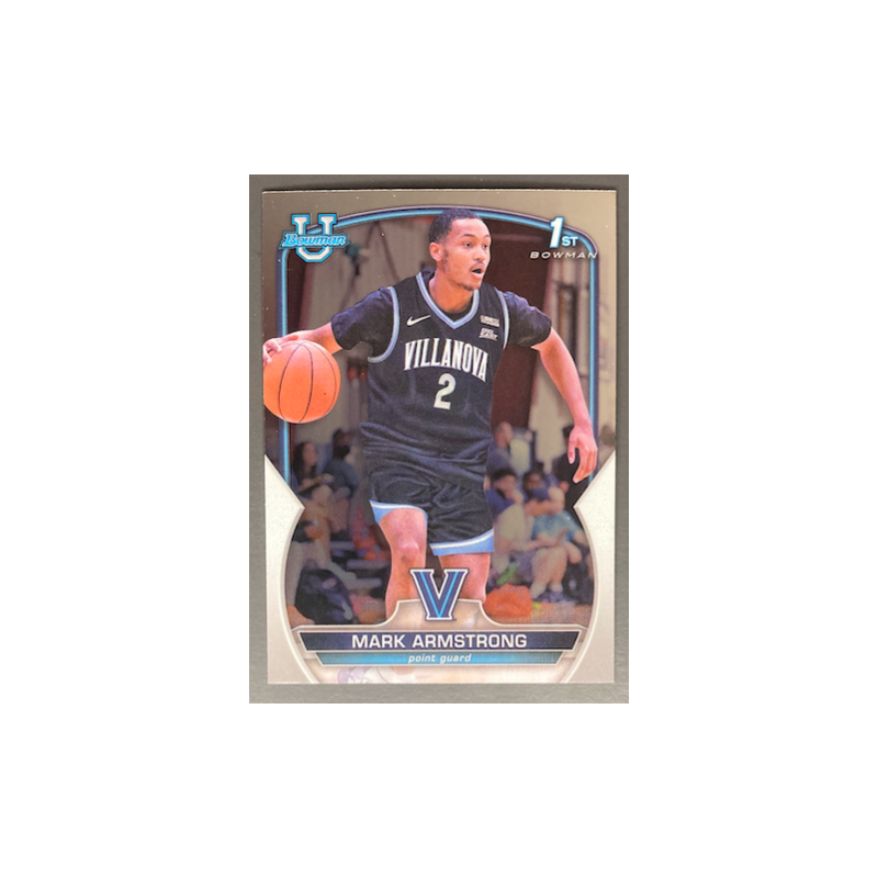 MARK ARMSTRONG 2022-23 BOWMAN CHROME UNIVERSITY 1ST ROOKIE