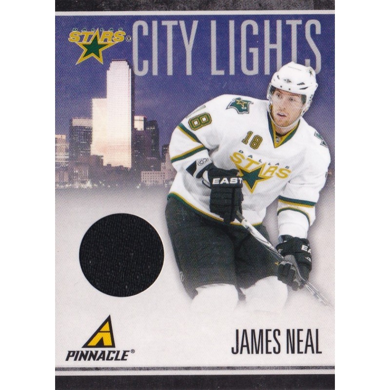 JAMES NEAL 2010-11 PANINI PINNACLE CITY LIGHTS MATERIALS JERSEY /499