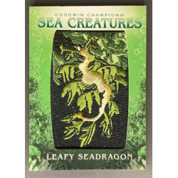 2020 UD GOODWIN CHAMPIONS LEAFY SEADRAGON SEA CREATURES RELIC PATCH SC-32