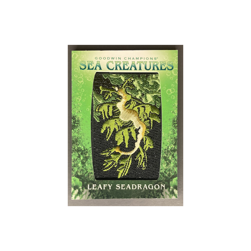 2020 UD GOODWIN CHAMPIONS LEAFY SEADRAGON SEA CREATURES RELIC PATCH SC-32
