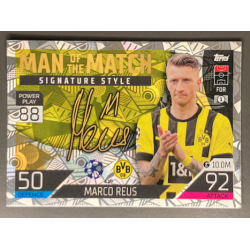 MARCO REUS 2022-23 TOPPS MATCH ATTAX MAN OF THE MATCH SIGNATURES STYLE