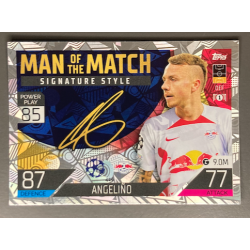 ANGELINO 2022-23 TOPPS MATCH ATTAX MAN OF THE MATCH SIGNATURES STYLE