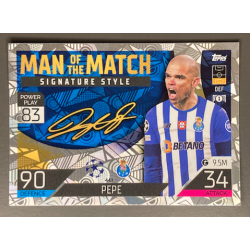PEPE 2022-23 TOPPS MATCH ATTAX MAN OF THE MATCH SIGNATURES STYLE