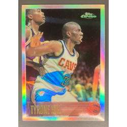 TYRONE HILL 1996-97 TOPPS CHROME REFRACTOR - 185