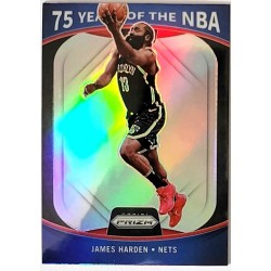 JAMES HARDEN 2021-22 PANINI 75 YEARS OF THE NBA PRIZM SILVER