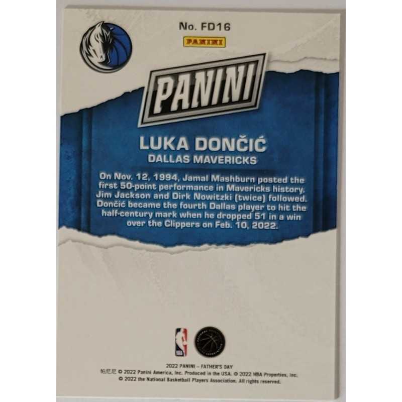 LUKA DONCIC 2022 PANINI FATHER'S DAY INSERTS