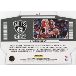 KEVIN DURANT 2022-23 PANINI CONTENDERS SUPERSTAR DIE-CUTS