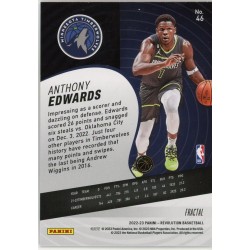 ANTHONY EDWARDS 2022-23 PANINI REVOLUTION FRACTAL