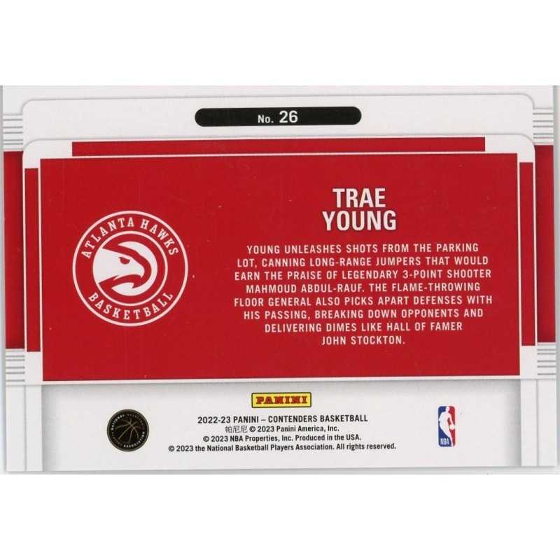 TRAE YOUNG 2022-23 PANINI CONTENDERS SUITE SHOTS