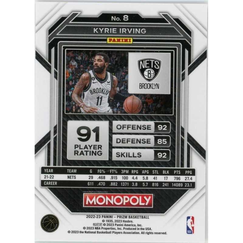 KYRIE IRVING 2022-23 PANINI PRIZM MONOPOLY