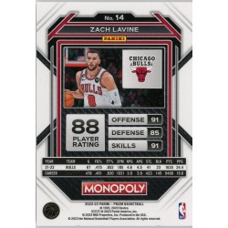 ZACH LAVINE 2022-23 PANINI PRIZM MONOPOLY