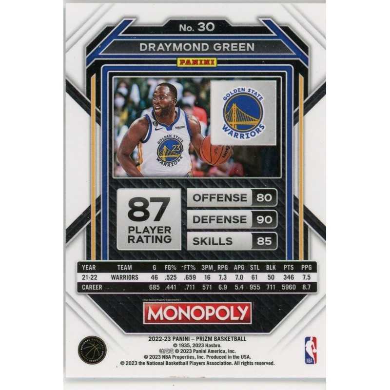 DRAYMOND GREEN 2022-23 PANINI PRIZM MONOPOLY