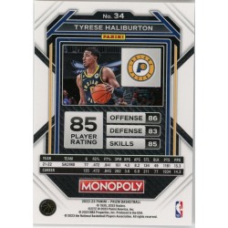 TYRESE HALIBURTON 2022-23 PANINI PRIZM MONOPOLY