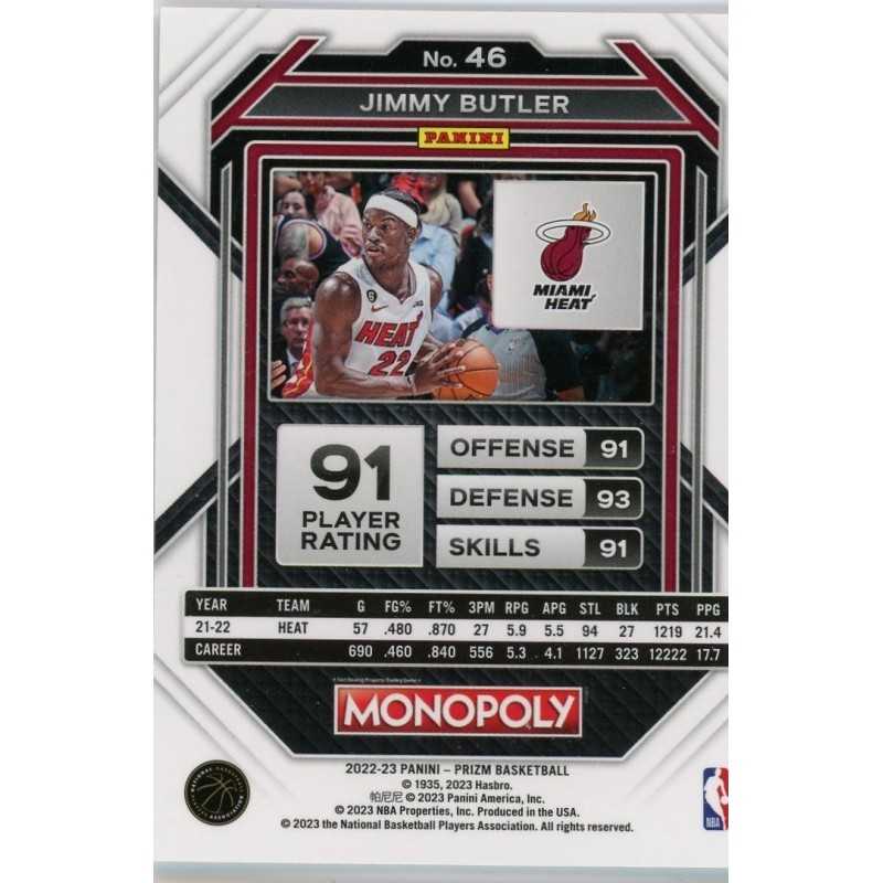JIMMY BUTLER 2022-23 PANINI PRIZM MONOPOLY
