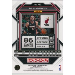 BAM ADEBAYO 2022-23 PANINI PRIZM MONOPOLY