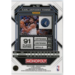 KARL-ANTHONY TOWNS 2022-23 PANINI PRIZM MONOPOLY