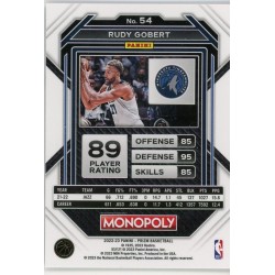 RUDY GOBERT 2022-23 PANINI PRIZM MONOPOLY