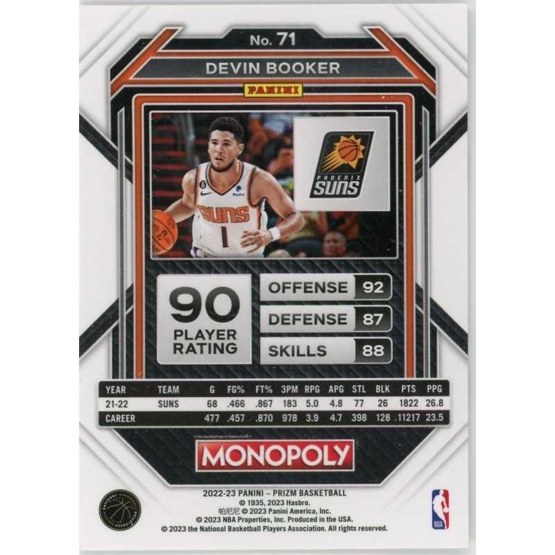 DEVIN BOOKER 2022-23 PANINI PRIZM MONOPOLY