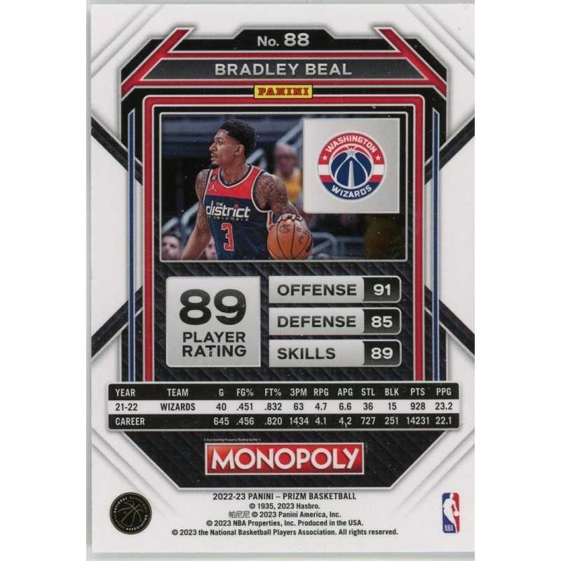 BRADLEY BEAL 2022-23 PANINI PRIZM MONOPOLY
