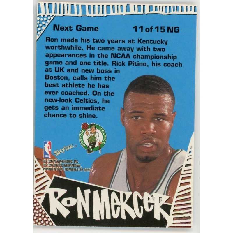 RON MERCER 1997-98 SKYBOX PREMIUM NEXT GAME
