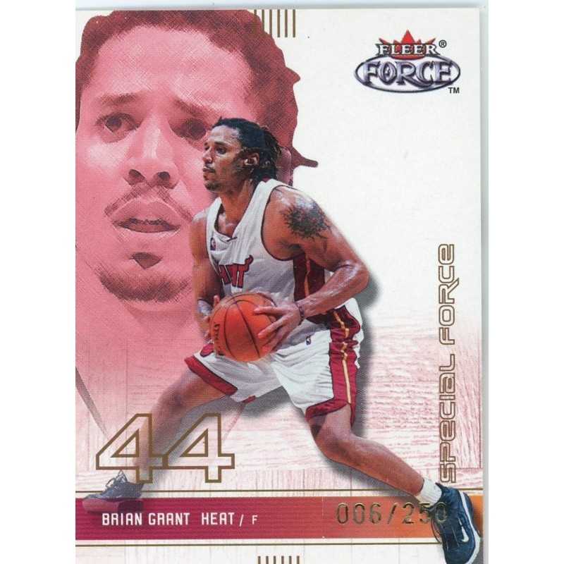 BRIAN GRANT 2000-01 FLEER FORCE SPECIAL FORCES 006/250