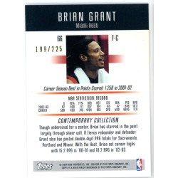 BRIAN GRANT 2003-04 TOPPS CONTEMPORARY COLLECTION RED 199/225